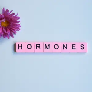 Reflexpunten op de voeten voor hormonale balans.